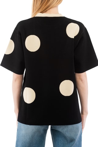 Camisola - Preto - Preto e bege