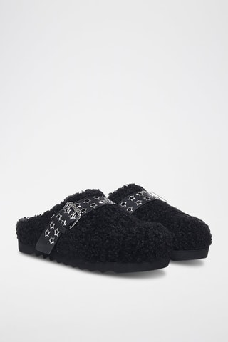 Mules - Preto - Preto e prateado