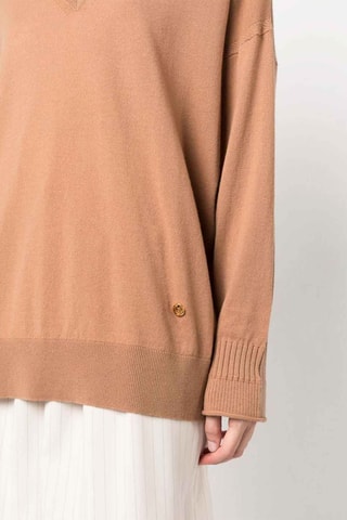 Camisola de lã - Camel - Castanho