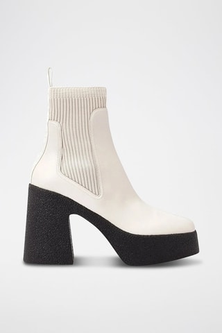 Botins - Creme - Bege