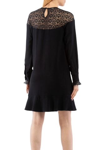 Vestido direito - Preto - Preto
