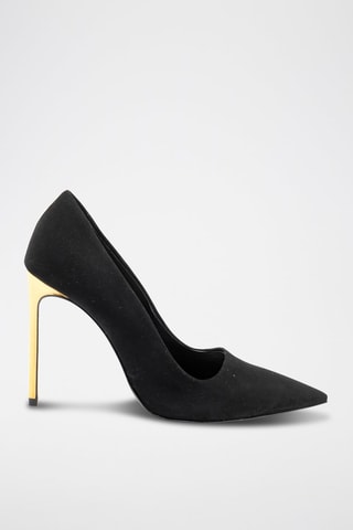 Sapatos de salto - Preto - Preto e dourado
