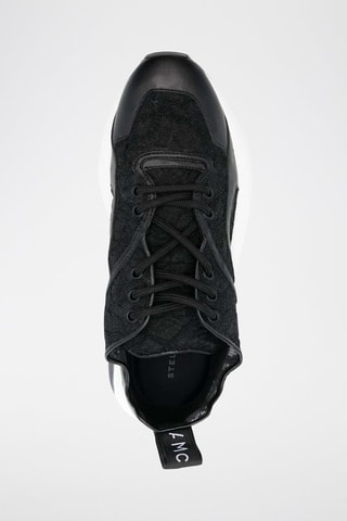 Sneakers com plataforma - Preto - Preto