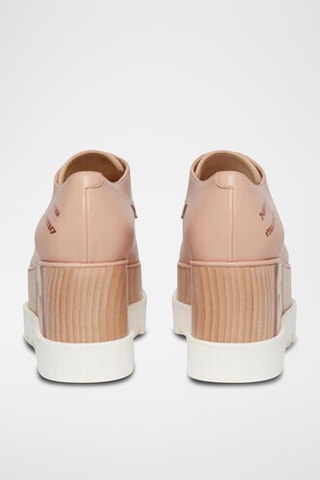 Derbies de salto com plataforma - Rosa - Branco e rosa