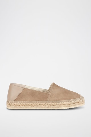 Leren Espadrilles Lampedusa - Beige