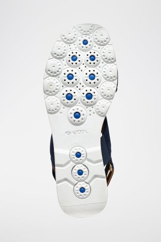 Nubuck Sandalen met Sleehak Spherica Ec6 - Blauw