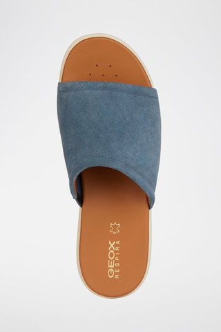 Nubuck Sandalen met Sleehak Xan2.2S  - Blauw