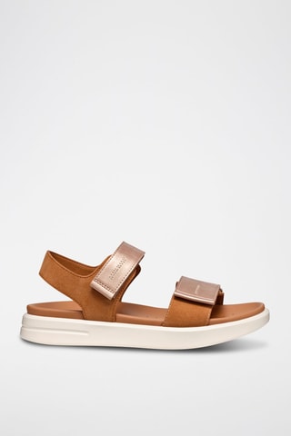Nubuck Sandalen met Hak Xan2S - Bruin