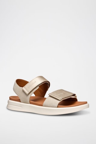 Nubuck Sandalen met Hak Xan2S - Taupe