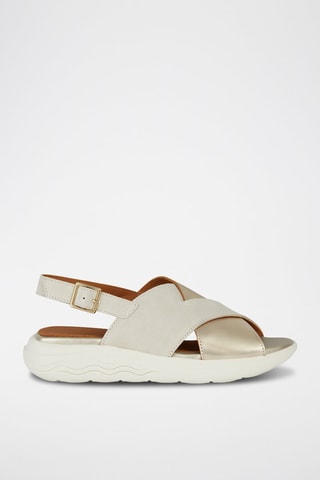 Leren Sandalen Spherica Ec5 - Beige