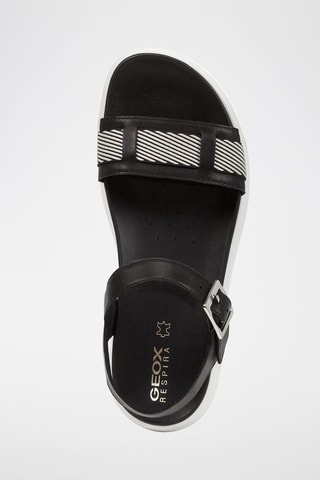 Leren Platform Sandalen Xan2.1S  - Zwart