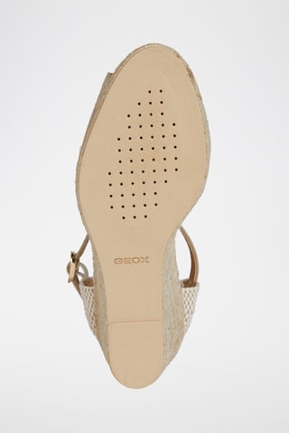Nubuck Sandalen met Sleehak Gelsa - Taupe