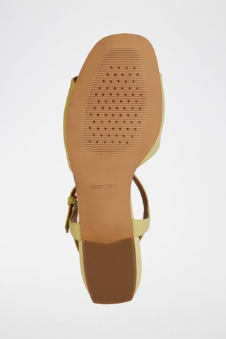 Leren Sandalen New Eraklia 15  - Geel
