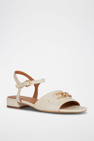 Leren Sandalen New Eraklia 15  - Beige
