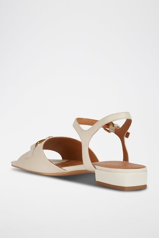 Leren Sandalen New Eraklia 15  - Beige