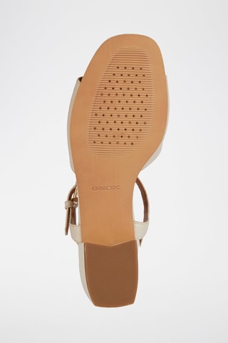 Leren Sandalen New Eraklia 15  - Beige