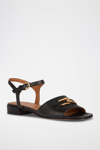 Leren Sandalen New Eraklia 15  - Zwart