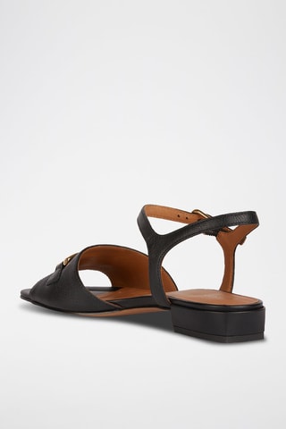 Leren Sandalen New Eraklia 15  - Zwart