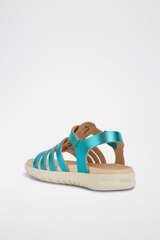 Leren Sandalen  Soleima - Turquoise