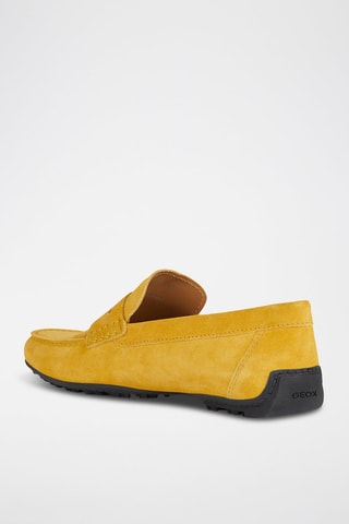 Leren Mocassins Kosmopolis + Grip  - Geel
