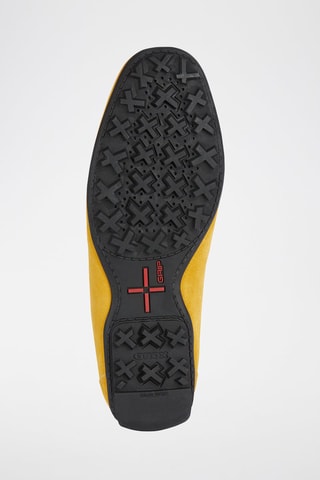 Leren Mocassins Kosmopolis + Grip  - Geel