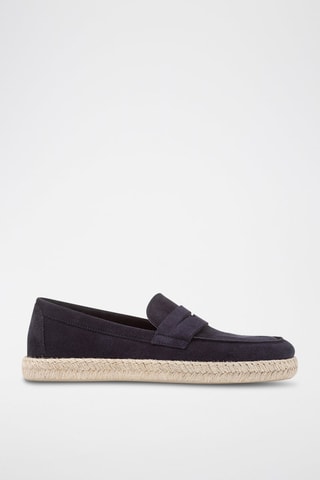 Nubuck Mocassins Ostuni - Marineblauw