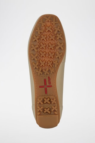 Leren Mocassins Kosmopolis + Grip  - Goudkleurig
