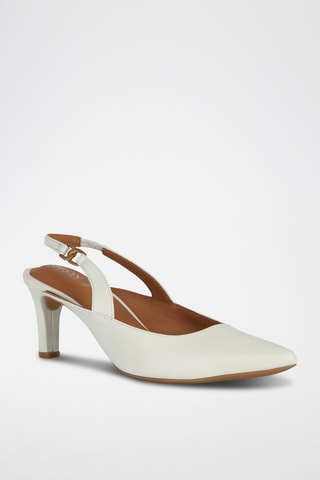 Leren Pumps Bibbiana - Wit