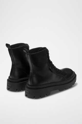 Botines de piel 3051 ALPINA NAPPA - Negro
