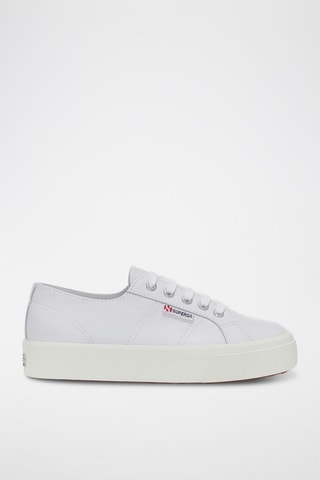 Zapatillas de piel con plataforma 2790 NAPPA - Blanco