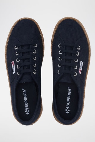 Platform Sneakers - Marineblauw