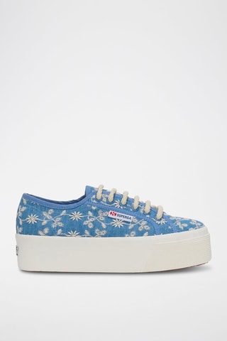 Platform Sneakers - Blauw
