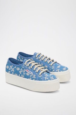 Platform Sneakers - Blauw