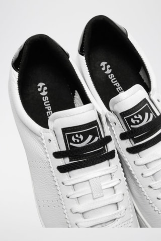 Leren Platform Sneakers - Wit