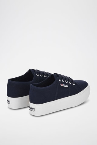 Platform Sneakers - Marineblauw