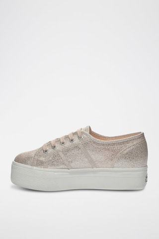 Platform Sneakers - Beige