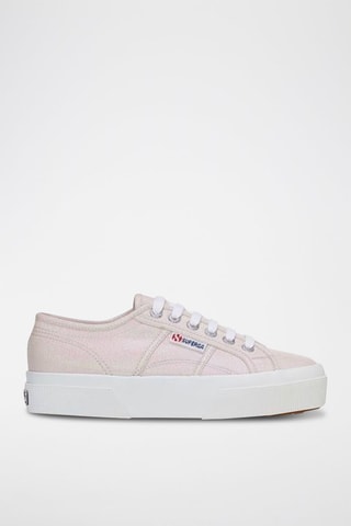 Zapatillas con plataforma 2740 PLATEFORM LAME - Rosa pastel