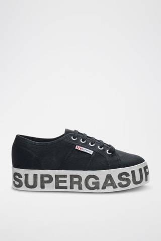Platform Sneakers - Zwart