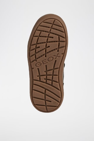 Hoge Leren Sneakers Charz - Zwart
