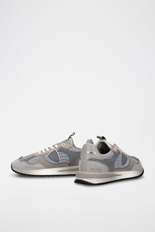 Leren Sneakers - Grijs
