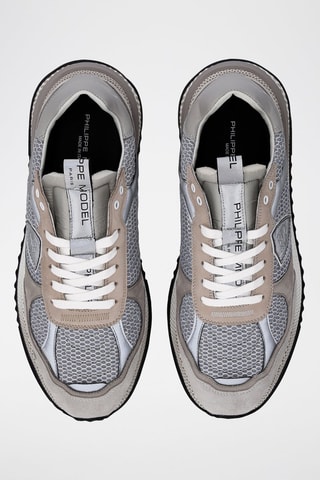 Leren Sneakers - Grijs