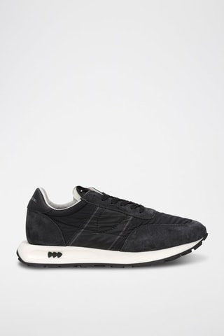 Leren Sneakers - Zwart