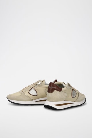 Leren Sneakers - Beige