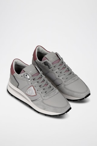 Leren Sneakers - Grijs