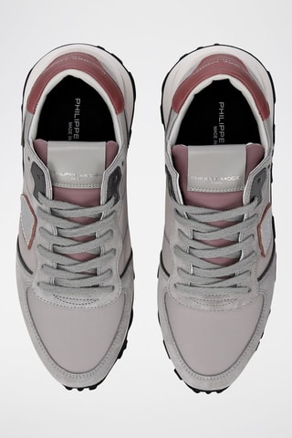 Leren Sneakers - Grijs