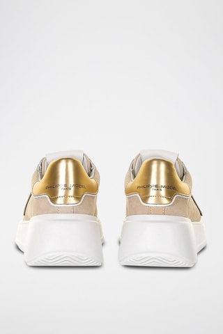 Leren Sneakers - Beige