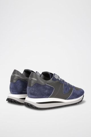 Leren Sneakers - Grijs