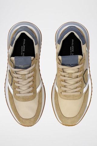 Leren Sneakers - Beige