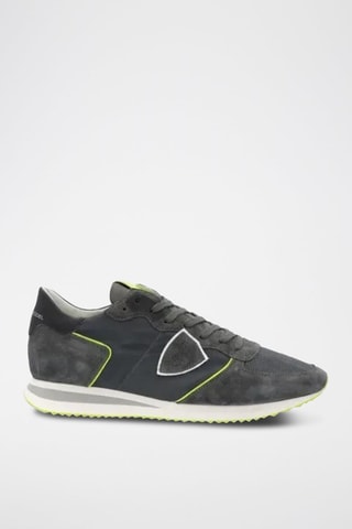 Leren Sneakers - Antraciet