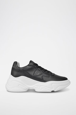 Leren Sneakers - Zwart
